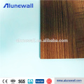 Wooden texture aluminum composite panel wall cladding for decoration material